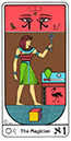 Arcano do Mago do tarot egípcio